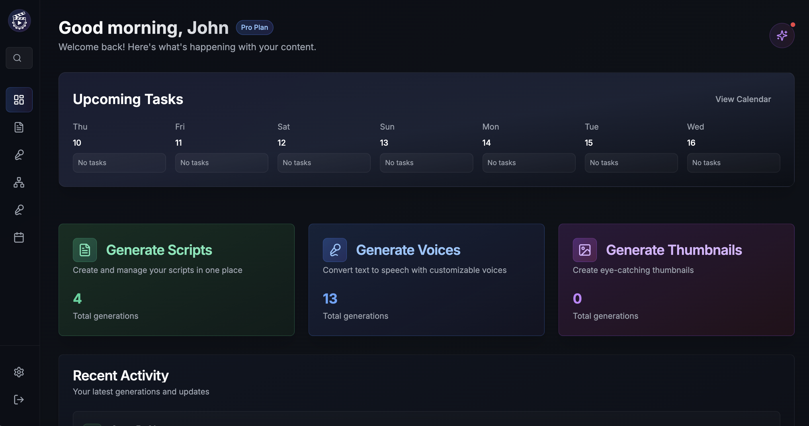 Dashboard preview